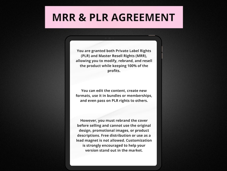 100 Million Digital Products PLR Bundle | Master Resell Rights | Passive Income Business - Image 5