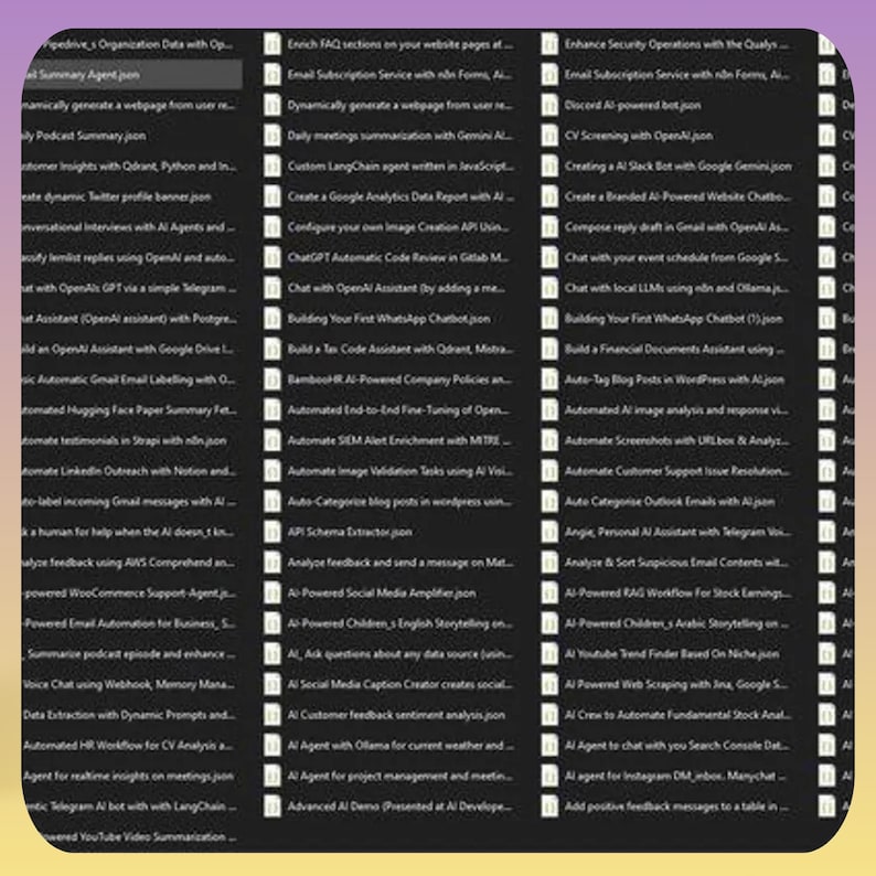 5000+ Automations n8n Workflow + Faceless Video Generator Ai Agents | Chatgpt - Image 2