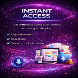 Mega Bundle Digital Product: Templates, AI Prompts, Planners & Creative Resources