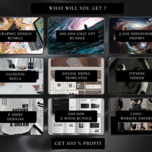 100 Million+ PLR MRR Bundle Ideal for Passive Income | Plr Mrr Digital Products| Master Resell Rights| All your PLR Digital Products