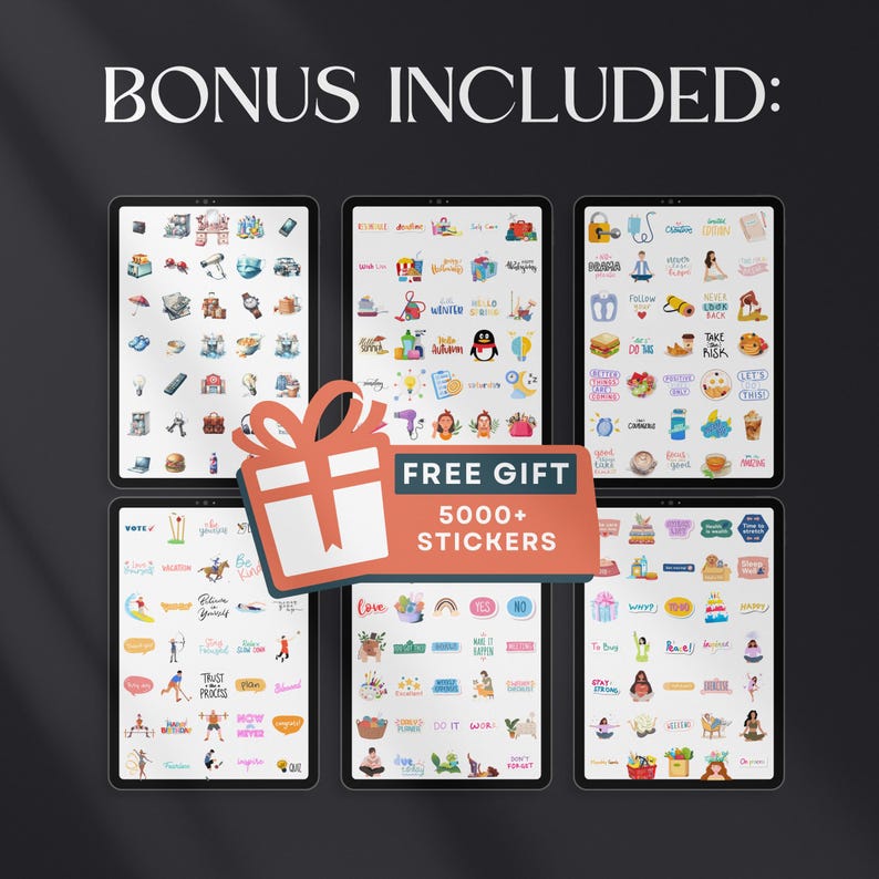 7500 Digital Planner Pages Bundle PLR MRR Editable Canva Templates w/ Resell Rights Business Sport Fitness Wellness Mindset Plr Planners - Image 3