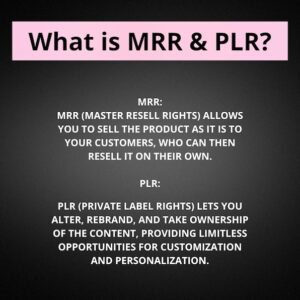 100 Million Digital Products PLR Bundle | Master Resell Rights | Passive Income Business