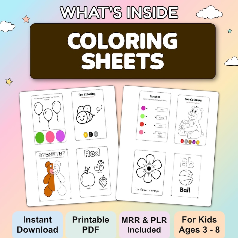 Kids Learning Activities Bundle | 10,000+ Educational Kids Resources Coloring Books, Worksheets (PLR, MRR) - Image 6