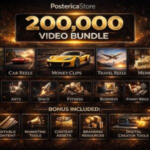 200,000+ Short Form Video Bundle for TikTok, Instagram Reels , YouTube Shorts , Viral Content Pack for Creators , Businesses, Mega Bundle