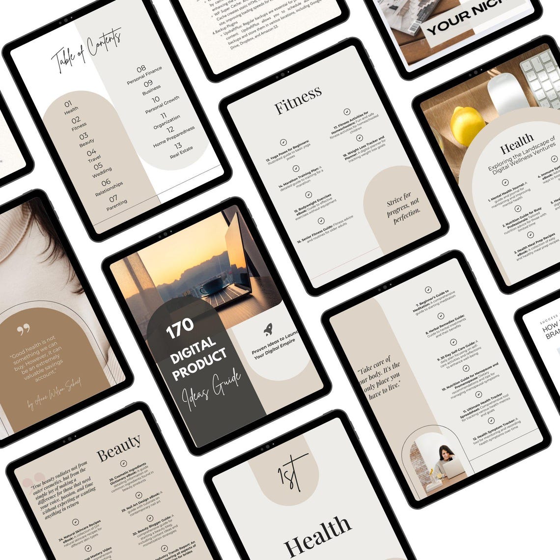 Digital Product Ideas PLR Ebook | Canva Editable Template, Online Business Guide, Passive Income, Resell Rights, Make Money Online - Image 2