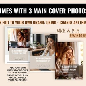 ChatGPT Beginners Guide Ebook: Master Resell Rights, Canva Editable (MRR)