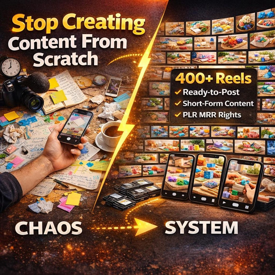 4000+ DIY Art & Craft Reels PLR MRR | Digital Download Content for Instagram TikTok YouTube - Image 7