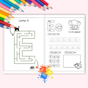 Kids Activity Pages Bundle | 800+ Printable Worksheets (Digital Download)