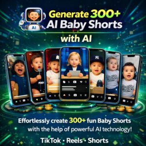 Make Money AI Baby Shorts 300+ | PLR MRR Viral Video Bundle | TikTok Reels