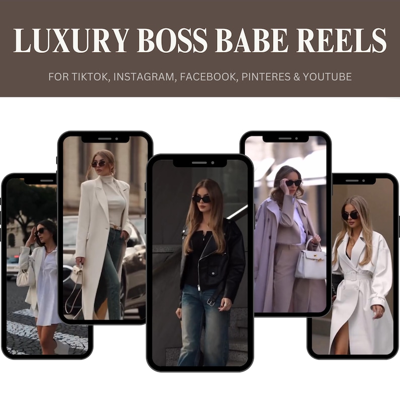 2000+ Luxury Aesthetic Boss Babe Reels Bundle, Faceless Marketing, Digital Marketing, Master Resell Rights, PLR Digital Products, MRR - Image 6