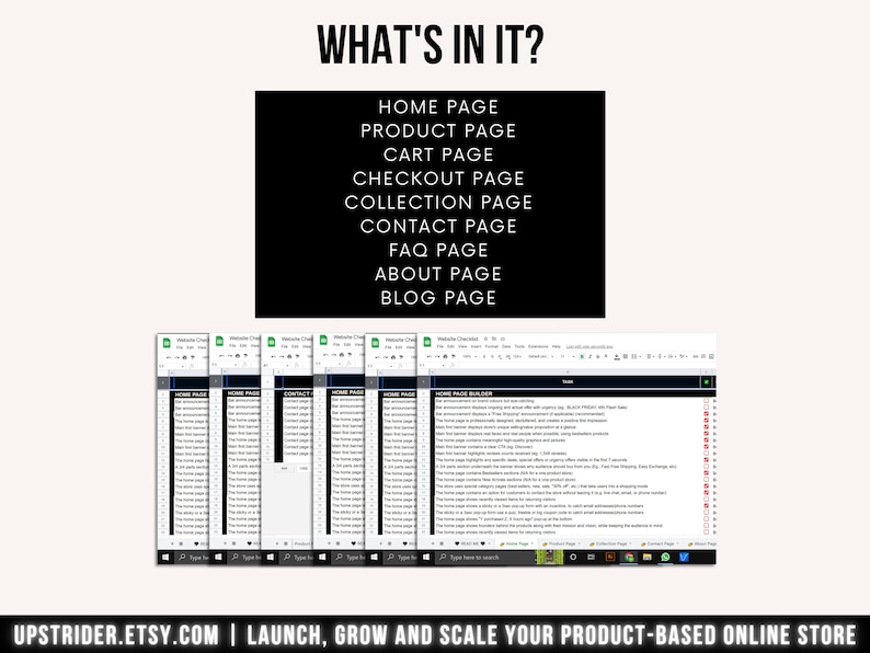 Ultimate E-commerce Shopify Store and Website Checklist Builder, How To Sell On Shopify, Shopify Selling Guide, How To Start Selling Online - Image 9