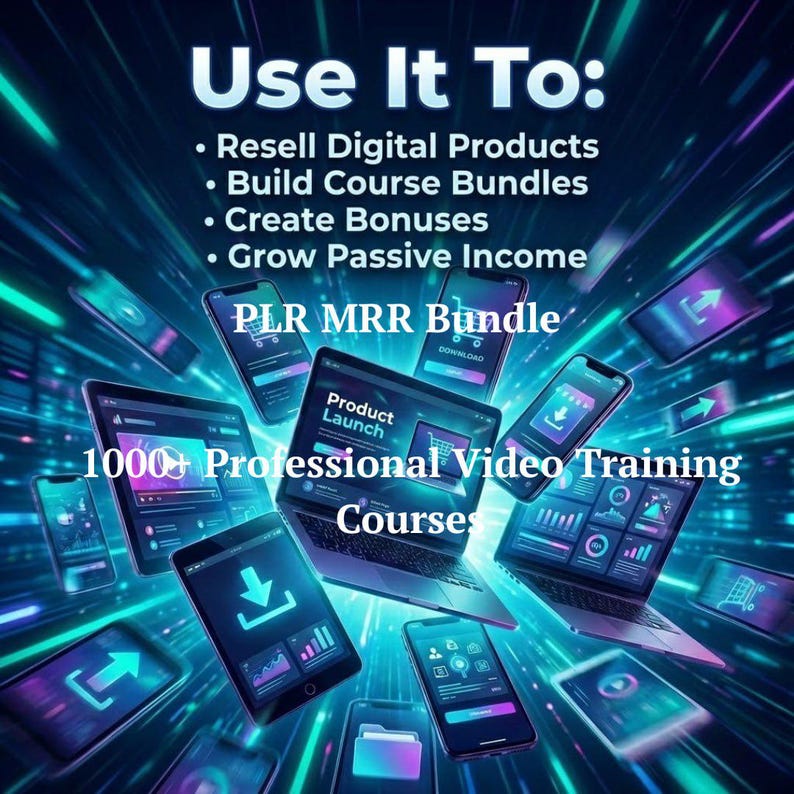 900+ Business Video Courses Bundle Online Training Library PLR MRR Resell Rights - Image 7