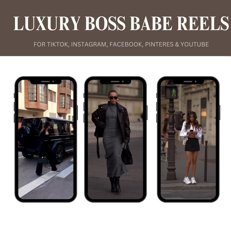 2000+ Luxury Aesthetic Boss Babe Reels Bundle, Faceless Marketing, Digital Marketing, Master Resell Rights, PLR Digital Products, MRR - Image 9