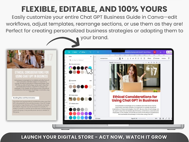 Mrr Ebook Scaling Your Business with Chatgpt, Ai Ebook Ready-To-Resell, Digital Marketing Guide, Ai Marketing, Business Growth Strategy - Image 8