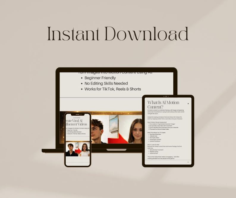 Viral AI Video Creation Guide, Turn Images Into TikTok Content (Digital Download) - Image 10