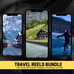 600+ Faceless Travel Reels Bundle | Travel Reels, Instagram Reels, TikTok and Youtube Shorts, Digital Marketing - Master Resell Rights MMR