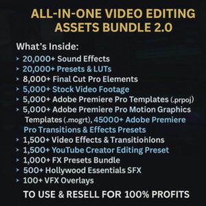 75M+ Digital Products Mega Bundle: PLR MRR, Ebooks, Templates (Instant Download)