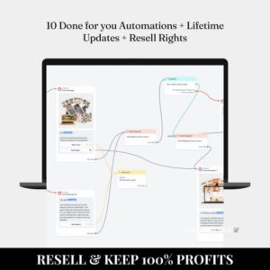12 Manychat Automation Flows with Private Label Rights (PLR) and Master Resell Rights (MRR) | Digital Marketing | Faceless Marketing | DFY