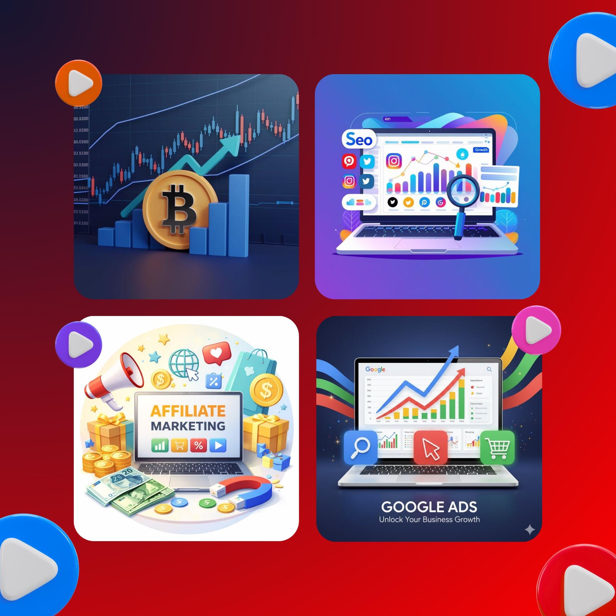 1000+ Online Courses Bundle | PLR MRR Digital Products Business Marketing & AI Training | Resell Profit - Image 8