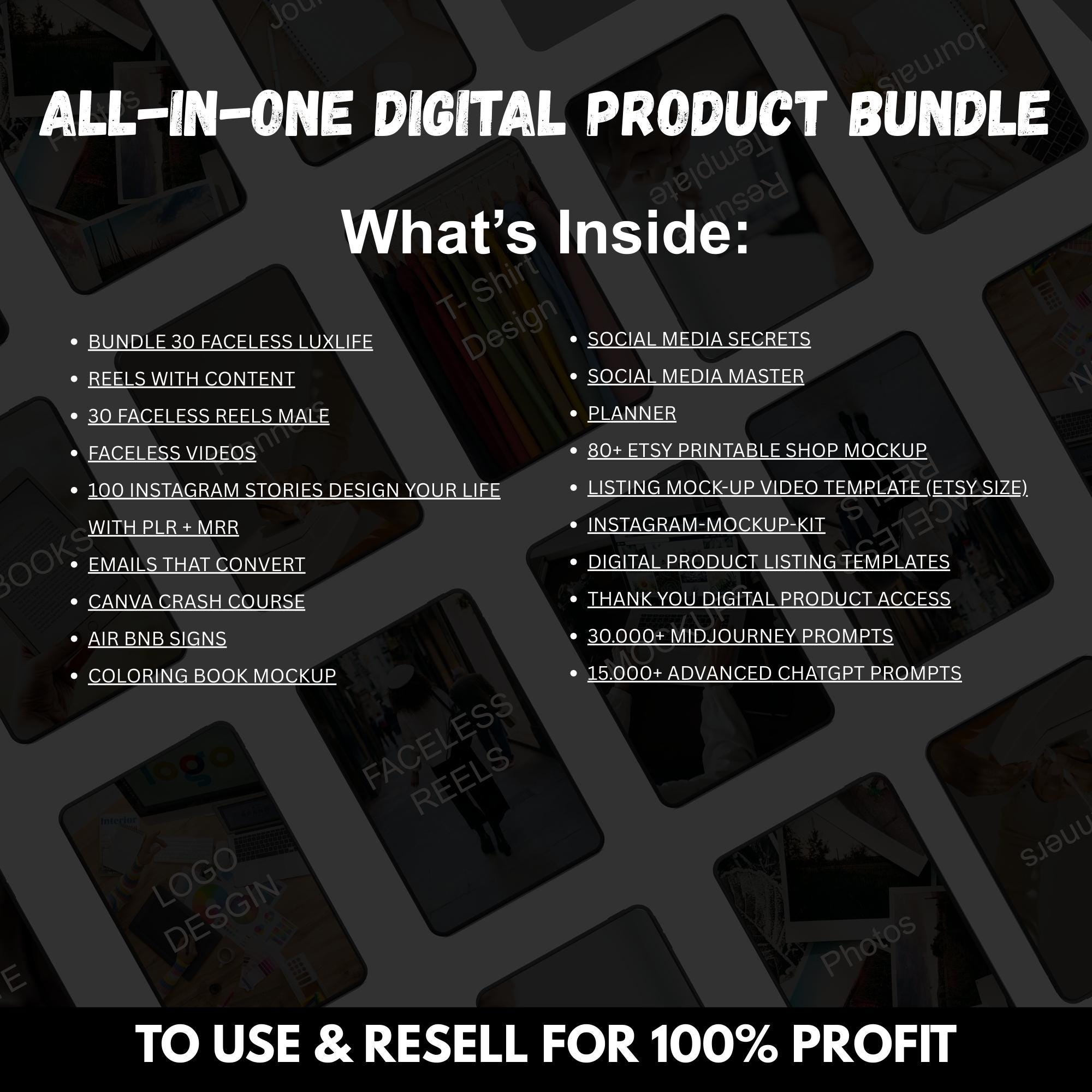 10M+ PLR MRR Digital Products Bundle: Resell & Profit - Image 4