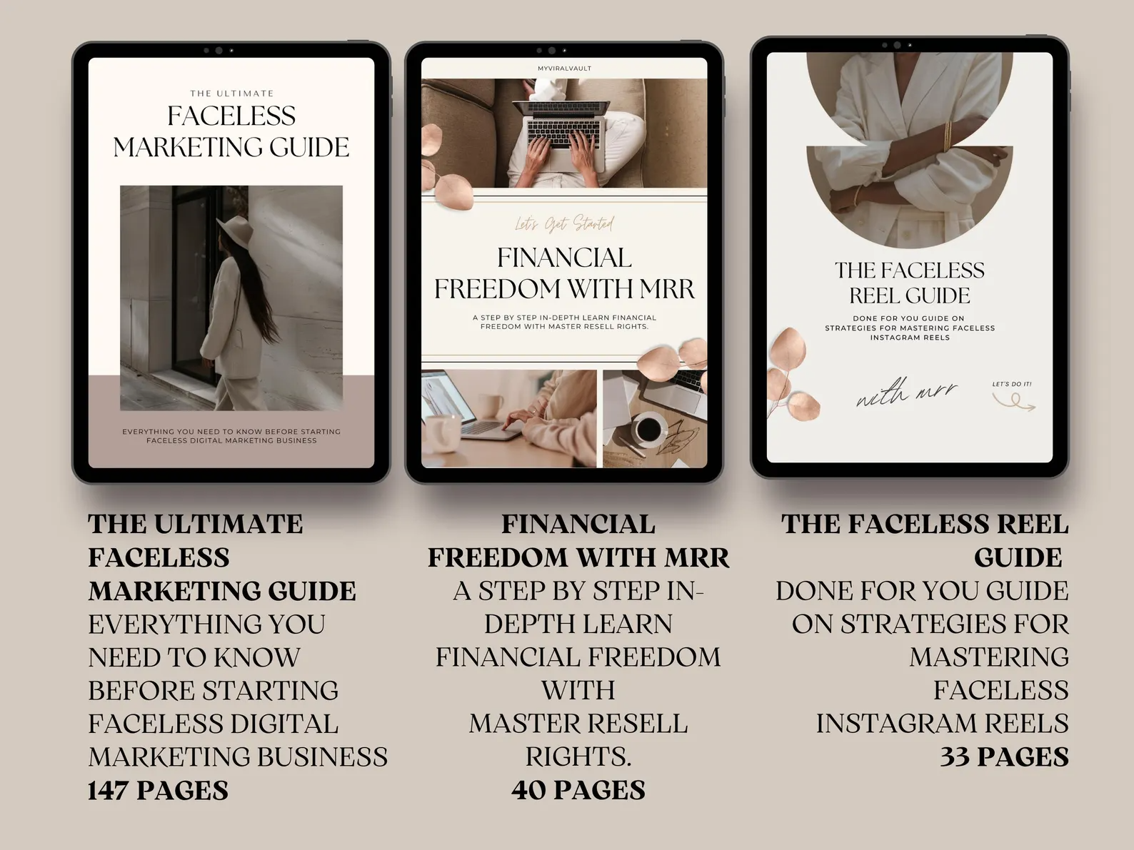 22 Faceless Digital Marketing MRR Products, Faceless Marketing, DFY, Master Resell Rights - Image 3