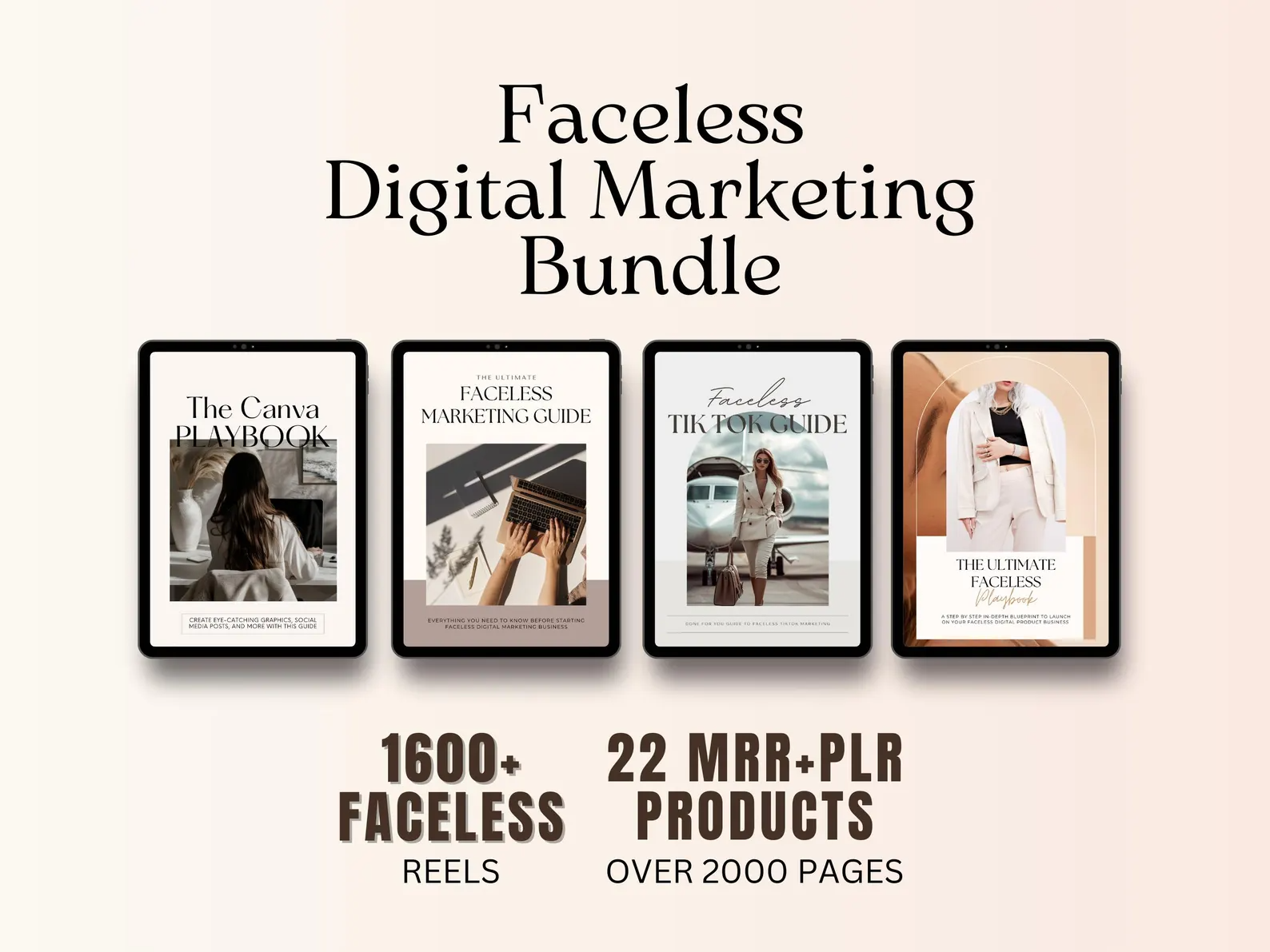 22 Faceless Digital Marketing MRR Products, Faceless Marketing, DFY, Master Resell Rights - Image 4