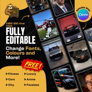 Male Fitness Reels: 600+ Bundle Digital Download