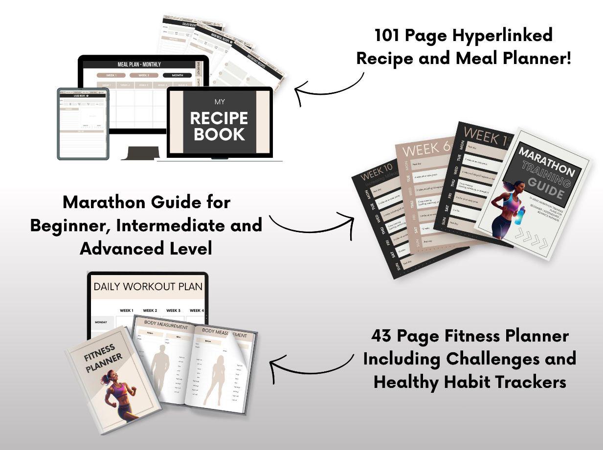 DFY Health & Fitness Bundle: PLR Ebooks, Planners, Guides (Ready to Resell) - Image 5
