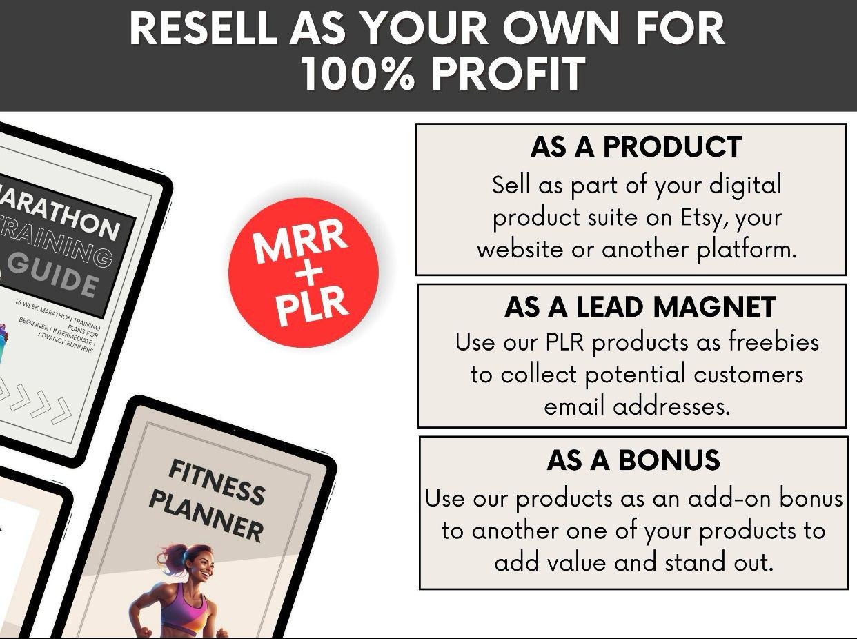 DFY Health & Fitness Bundle: PLR Ebooks, Planners, Guides (Ready to Resell) - Image 8