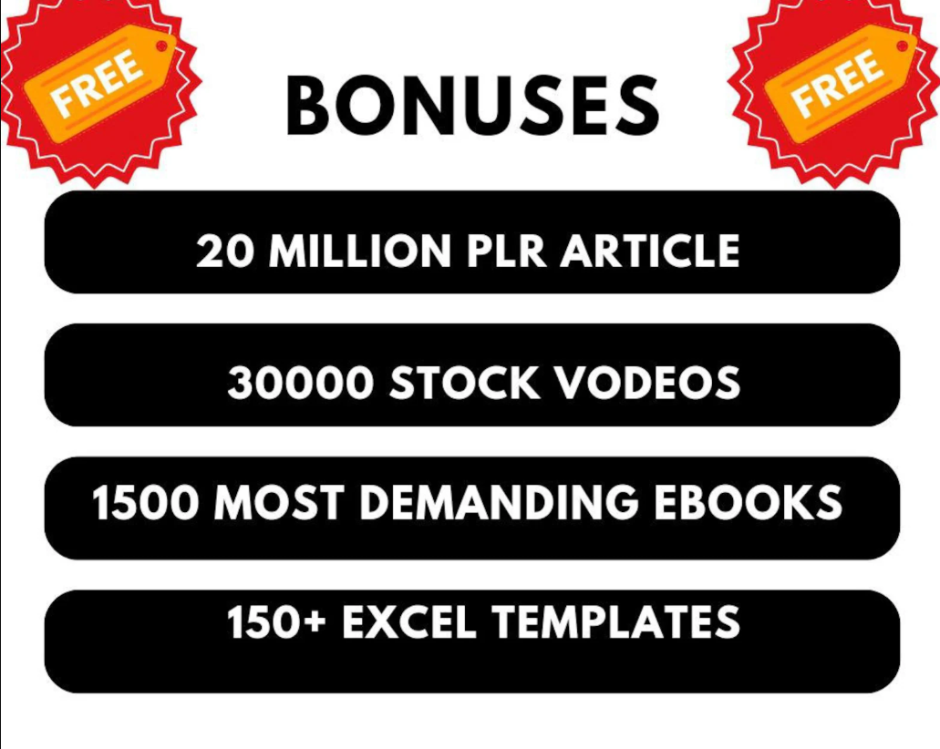 2 Million+ Ebooks + 2 Million PLR Articles Bonus with reseller rights | 2M Ebooks bundle - Image 3