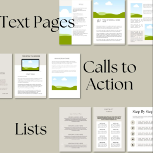 Canva eBook Template, Course WorkBook Template, How to Create e-Book,150 EBook Template Canva