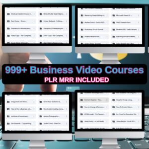 999+ Online Business Training Courses Bundle Marketing Digital Products Library PLR MRR