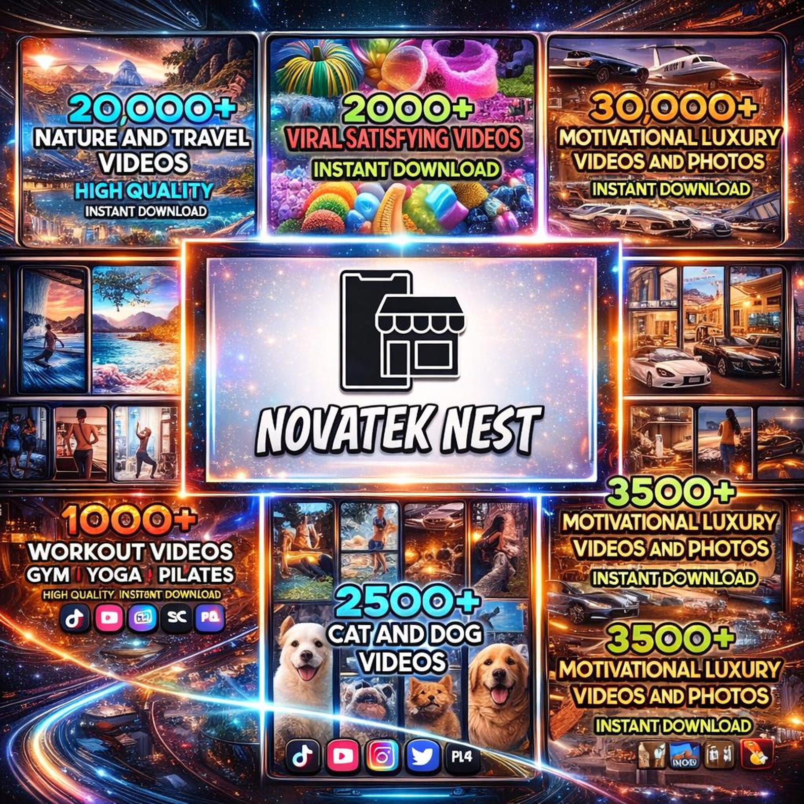 100,000+ Viral Reels Bundle PLR MRR, AI Animated Content, Viral reels, TikTok, Instagram, YouTube - Image 3