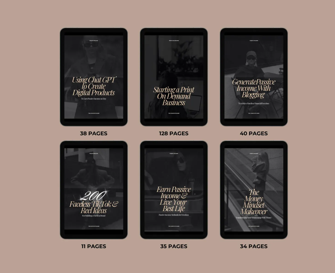 Passive Income eBook Bundle MRR master resell rights, resell digital product - Image 6