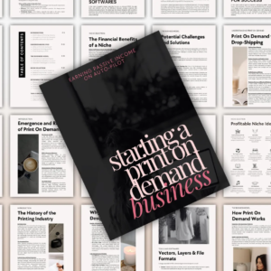 Print On Demand Business Guide | DFY POD eBook | Earning Passive Income on Auto-Pilot