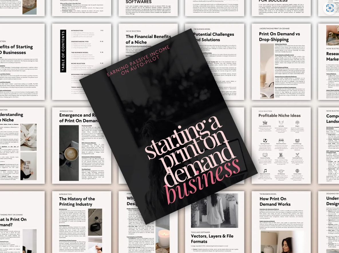 Print On Demand Business Guide | DFY POD eBook | Earning Passive Income on Auto-Pilot - Image 8
