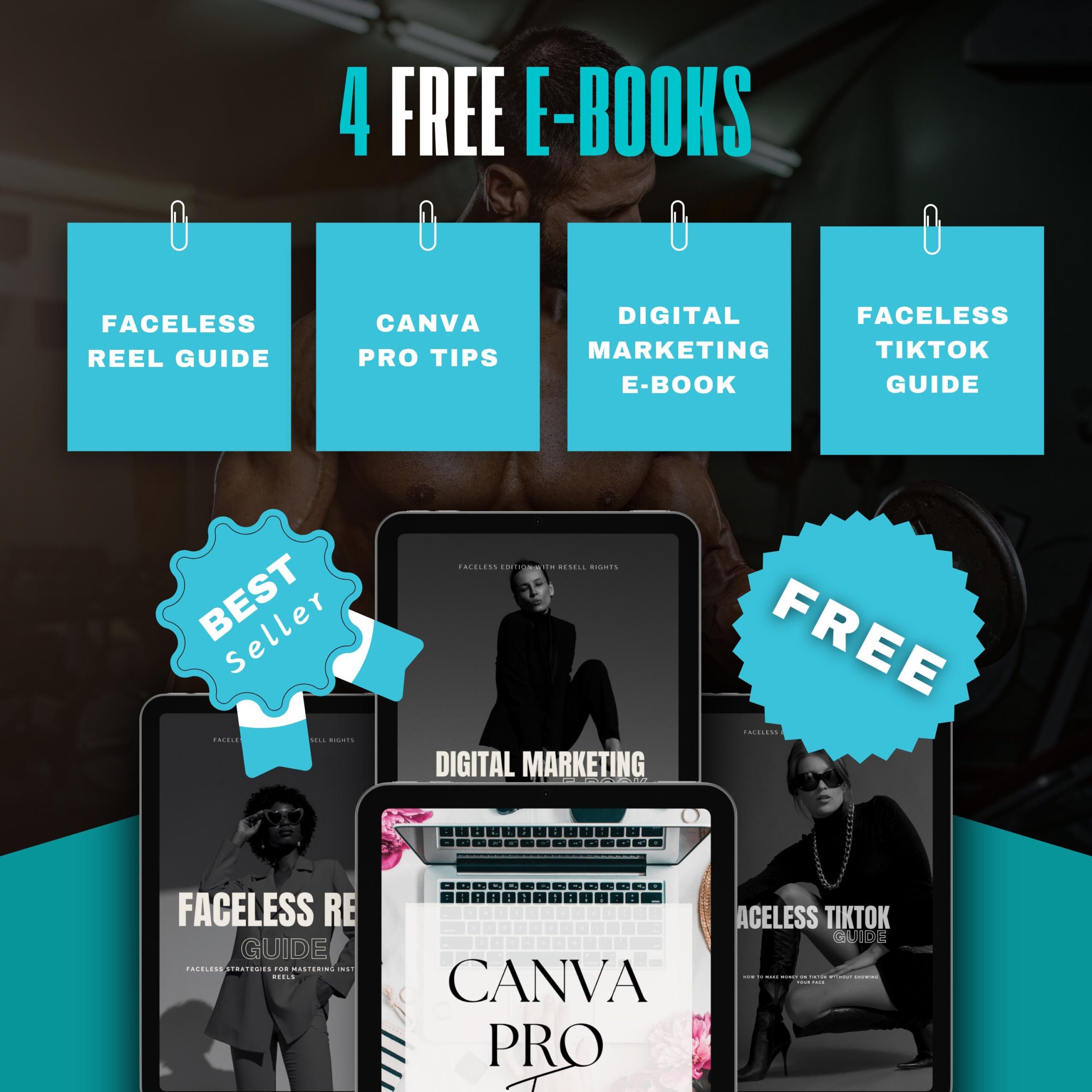 Men’s Fitness Reels: 600+ Bundle, MRR Gym Video Clips, Faceless Workout Edits, TikTok, Instagram, Social Media Content, Digital Download - Image 6