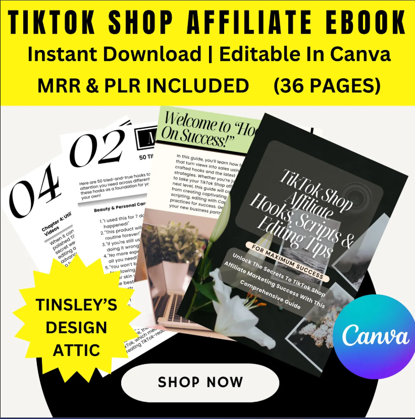 TikTok Shop Affiliate Hooks and Scripts | Monetize TikTok | MRR & PLR | 2026 - Image 2