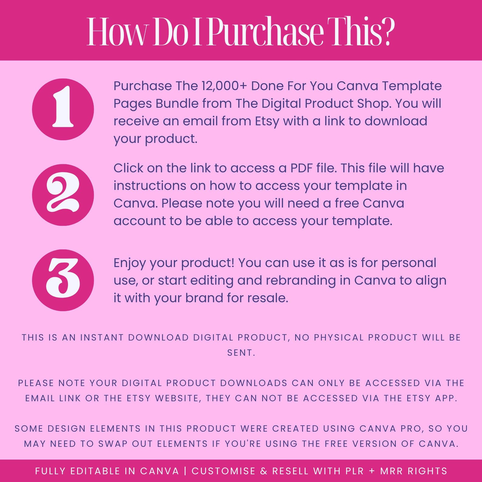 12000 Done For You Canva Editable Templates Bundle, 270+ Printable Planners, Journals, Trackers for 2025, 2026 and 2027 Resell with MRR PLR - Image 3