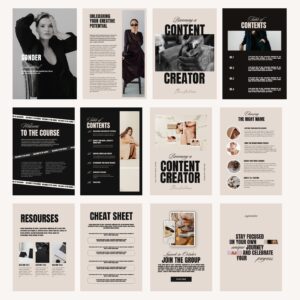 85 Page Done-for-You eBook Canva Template with PLR | Editable eBook Design for Content Creators, Coaches, and Entrepreneurs