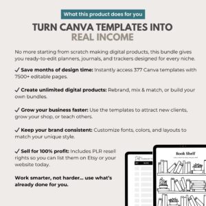 10,500 Canva Planner Templates | 2026-2027 Editable Planners, Journals, Trackers & Calendars | PLR Master Resell Rights Bundle