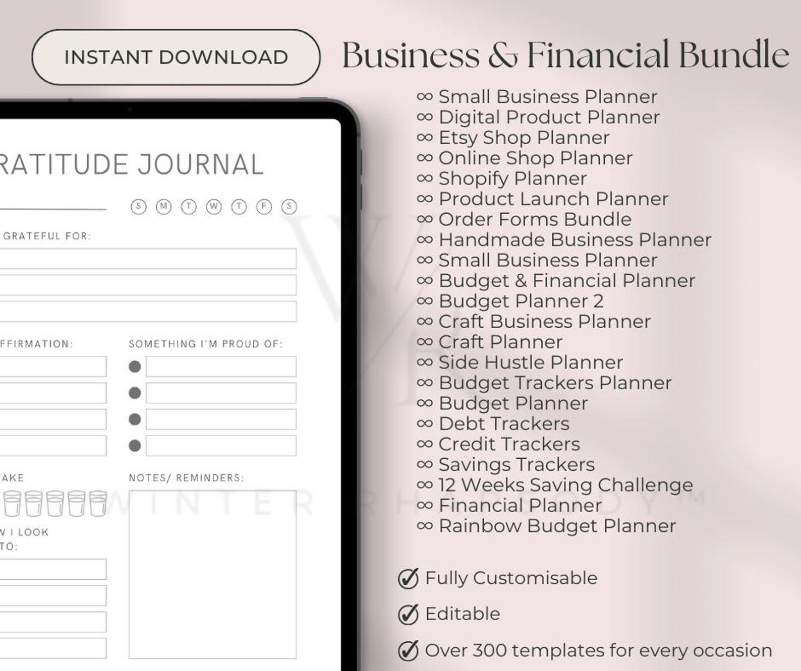 14500+ PLR Canva Templates | 350+ Editable Templates with Master Resell Rights | NEW 2026 Editable & Printable Planners, Journals, Trackers - Image 2