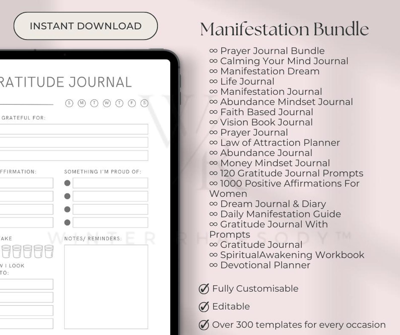 14500+ PLR Canva Templates | 350+ Editable Templates with Master Resell Rights | NEW 2026 Editable & Printable Planners, Journals, Trackers - Image 6
