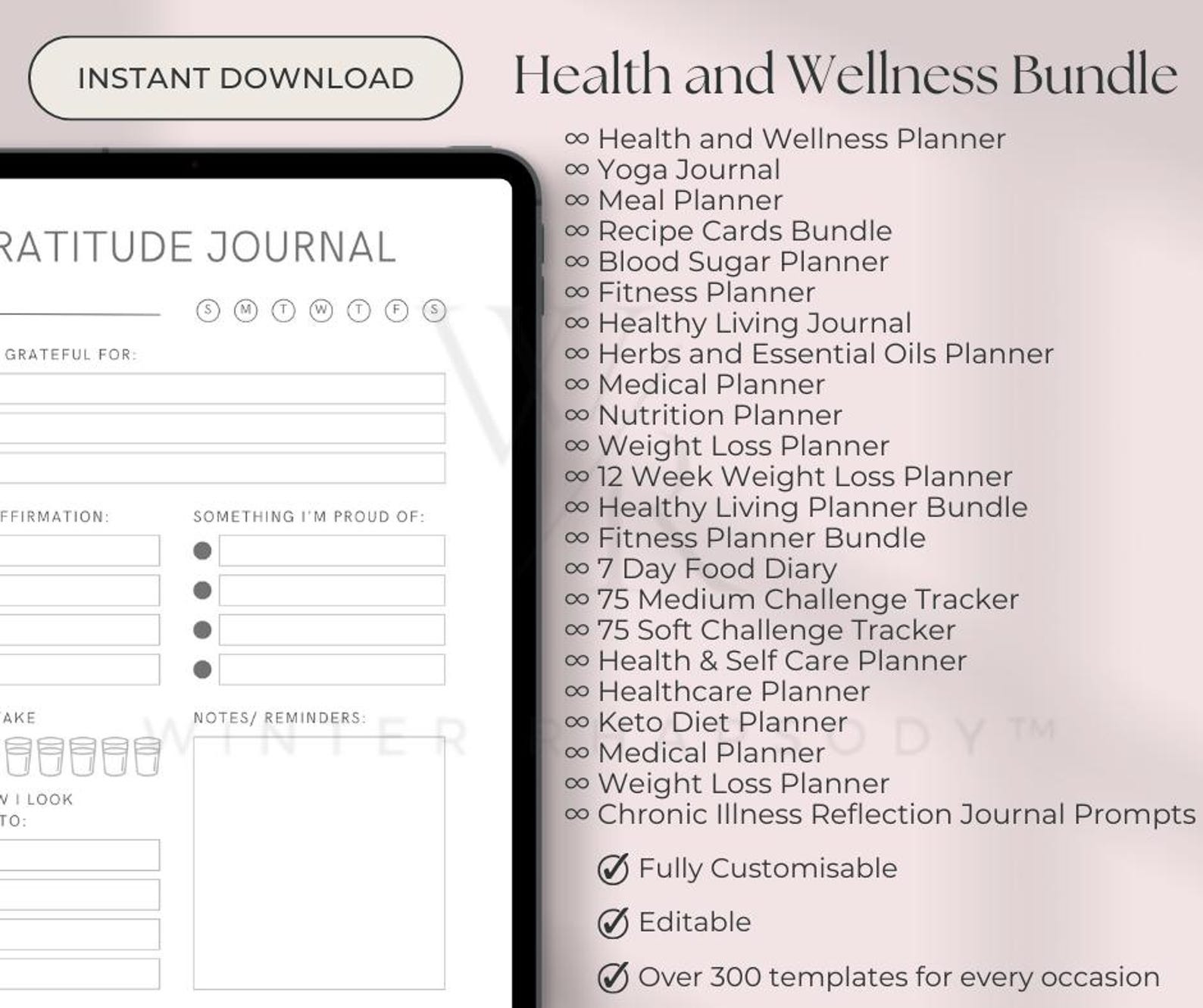 14500+ PLR Canva Templates | 350+ Editable Templates with Master Resell Rights | NEW 2026 Editable & Printable Planners, Journals, Trackers - Image 12