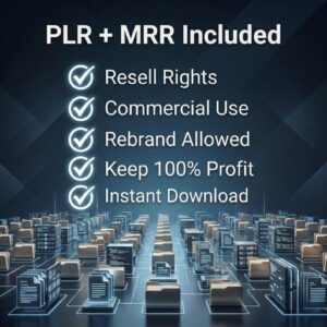 PLR Mega Bundle 80M+ Digital Products | MRR Resell Rights | Commercial Use Download