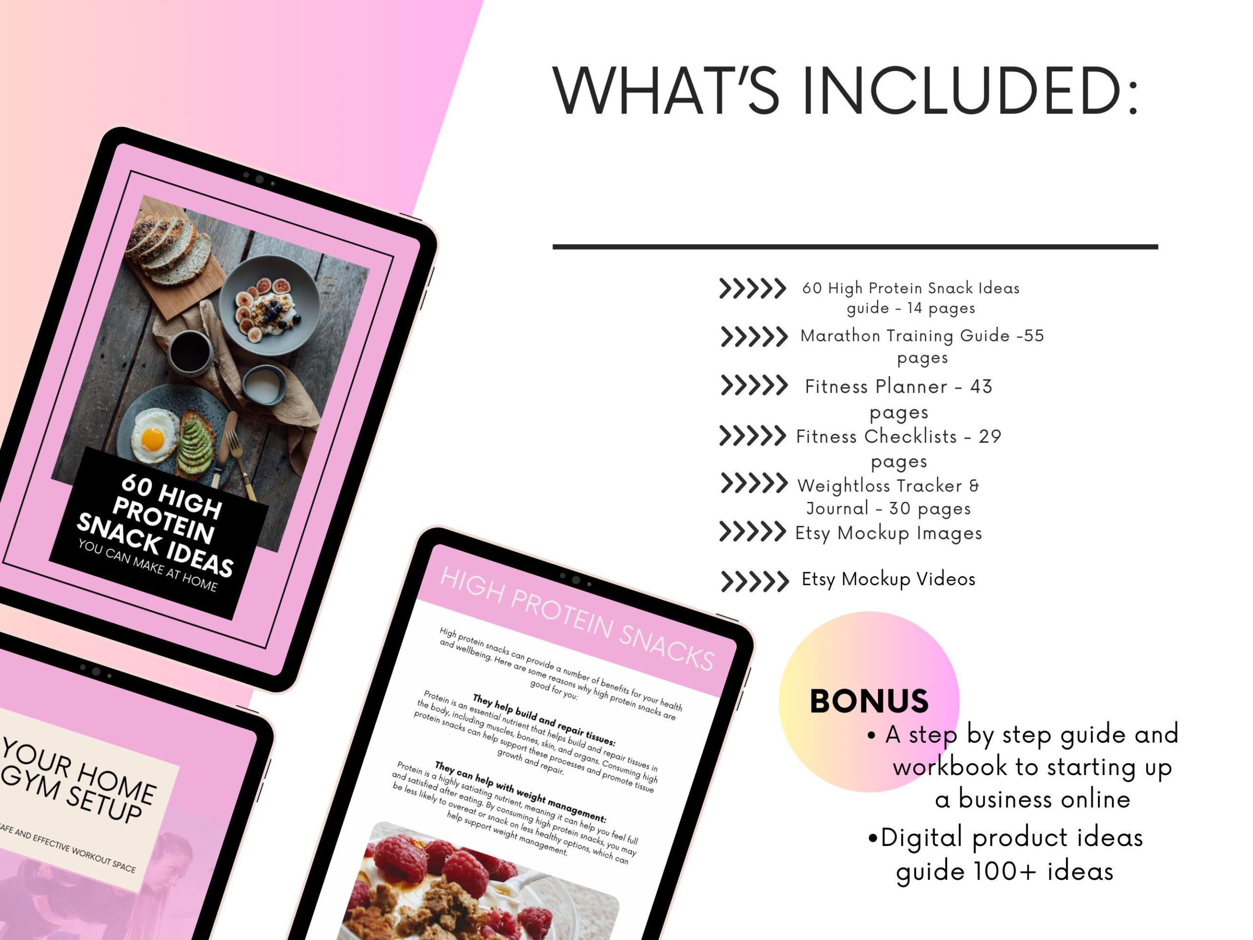 Fitness & Nutrition PLR Bundle – Diet Plans, Workouts, Protein Snacks + MRR Resale Rights Ready for Resale | Digital Download PDF dfy ebook - Image 2