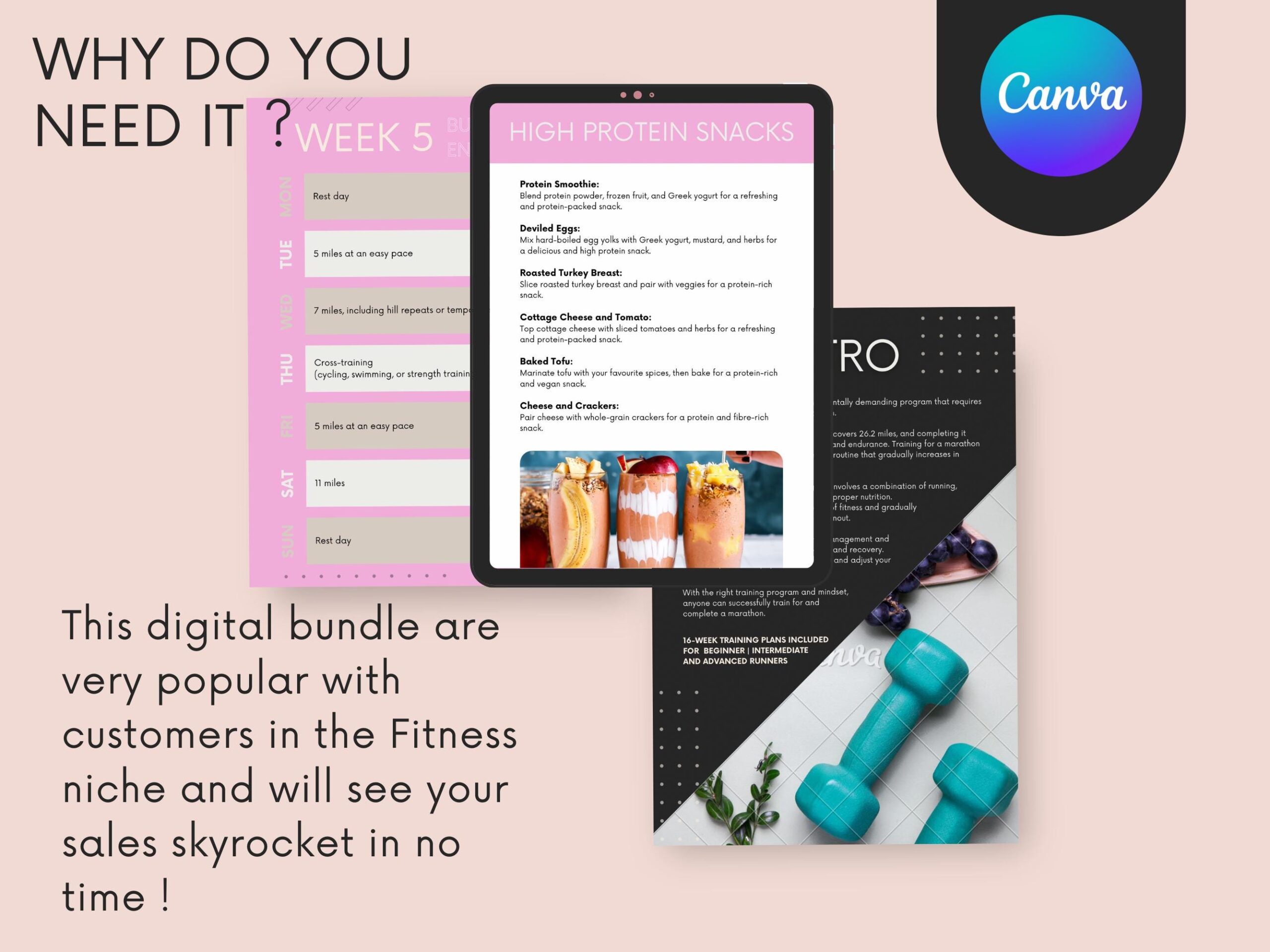 Fitness & Nutrition PLR Bundle – Diet Plans, Workouts, Protein Snacks + MRR Resale Rights Ready for Resale | Digital Download PDF dfy ebook - Image 6