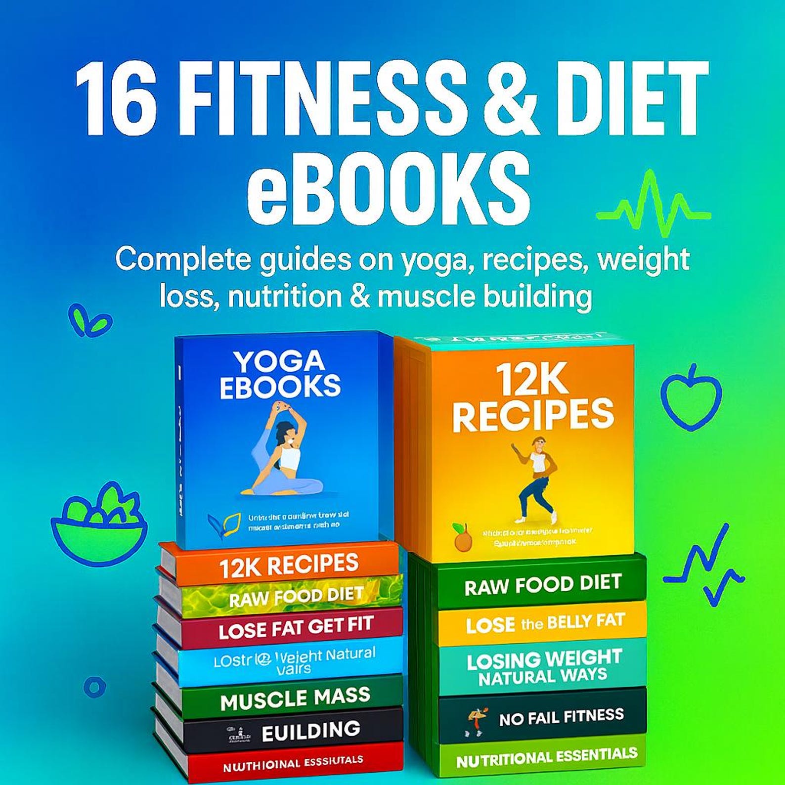 Fitness Mega Bundle | 700+ Gym Reels, eBooks, Canva Planners (PLR & MRR) (Digital Download) - Image 4