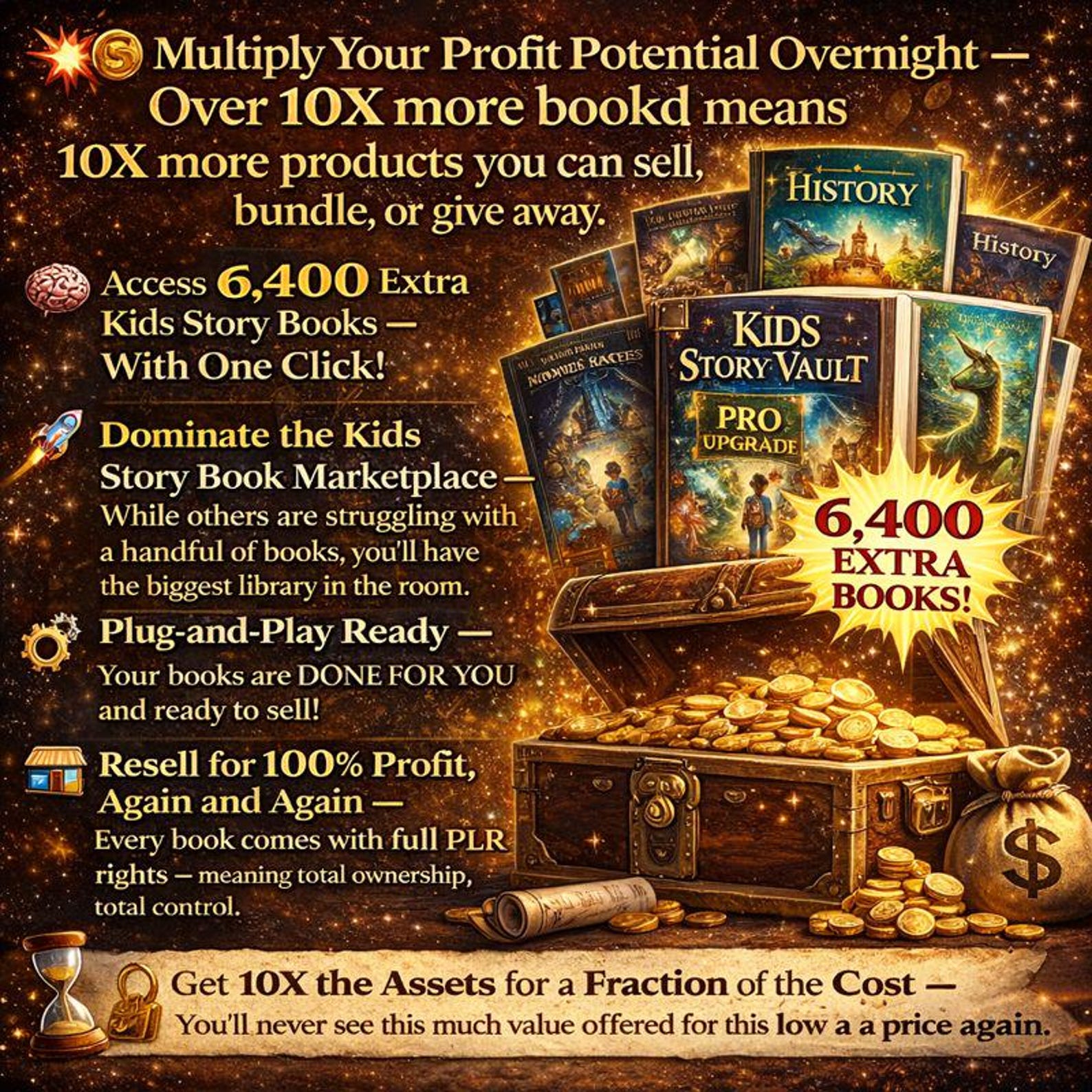 Kids Story Vault – Pro Upgrade | 6,400 Extra Kids Books | Full PLR Rights | One-Time Offer - Image 6