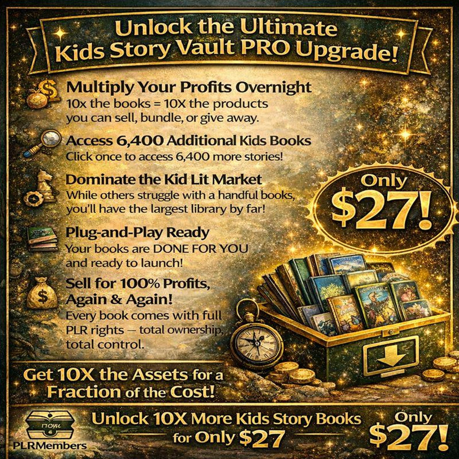 Kids Story Vault – Pro Upgrade | 6,400 Extra Kids Books | Full PLR Rights | One-Time Offer - Image 13